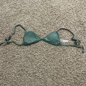 Green bikini top size small